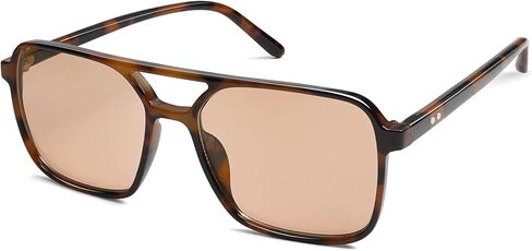 Sojos Trendy Vintage Aviator Square Square for Womens Mens Retro 70s UV400 Women Sun Glasses SJ2327 in Kuwait