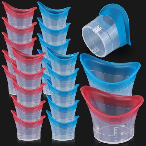 Patelai 20 PCS Eye Wash Cup Cups Cups Coups Kit Bathable Bath Gasher Cysher Tool Bulk Bulk for Eye Shinse and Flush in Saudi Arabia
