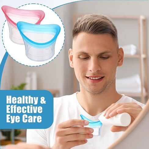 Patelai 20 PCS Eye Wash Cup Cups Cups Coups Kit Bathable Bath Gasher Cysher Tool Bulk Bulk for Eye Shinse and Flush in Saudi Arabia