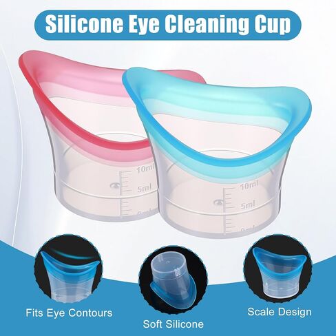Patelai 20 PCS Eye Wash Cup Cups Cups Coups Kit Bathable Bath Gasher Cysher Tool Bulk Bulk for Eye Shinse and Flush in Saudi Arabia