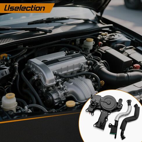 06H103495AB PCV Valve Engine Crankcase Vent Oil Separator Breather Hose 3-Piece Compatible for Audi A3 A4 A5 Q5 TT VW Beetle CC Jetta Passat Tiguan 1.8 2.0TSI 06H103495A 06H103495AH 06H103495AC in Saudi Arabia