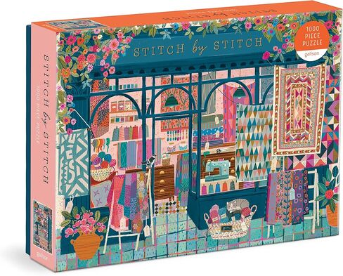 Galison Greenhouse Gardens 500 Piece Puzzle from Galison - Featuring Colorful Illustrations, 19" x 19", Fun & Challenging, Unique Gift Idea in Saudi Arabia