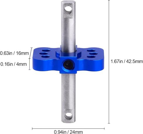 Aluminum Differential Locker Spool Diff Case Parts for 1/10 Traxxas Slash 2WD Rustler Stampede VXL Bandit Cars Trucks (Navy Blue) in Kuwait