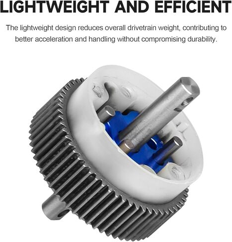 Aluminum Differential Locker Spool Diff Case Parts for 1/10 Traxxas Slash 2WD Rustler Stampede VXL Bandit Cars Trucks (Navy Blue) in Kuwait