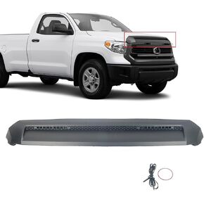 KARPAL Front Upper Hood Scoop Molding Bulge Compatible with 2014-2021 Toyota Tundra 76180-0C030 Matte Black in Saudi Arabia