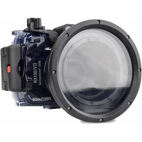 Sea frogs Waterproof Camera Housing Compatible with Olympus TG-6 | IPX8 60m/196ft Maximum Diving Depth Underwater Camera Case for Diving, Surfing, Rowing, Black in Kuwait