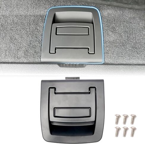 Rear Trunk Floor Mat Handle 51479120283 for BMW X5 E70/F15 (2006-2018), X6 E71/F16 (2007-2019) – Replacement Without Locking Function（Black） in Saudi Arabia