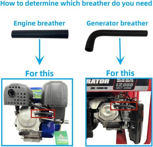Breather Tube for Predator for Generac 212cc 6.5HP Gas Engine for Coleman Powersports for Mini Baja 196CC Go Kart Scooter Bike for Champion 224CC Pressure Washer Chipper Shredder Water Pump in Saudi Arabia