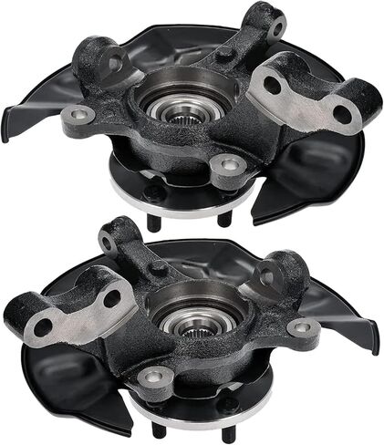 Front Left&Right Side Wheel Bearing Hub Steering Knuckle Assembly for Toyota Corolla L4 1.8L Sedan 2003 2004 2005 2006 2007 2008 Replace for 698-388 90363-40066 698-389 4321219015 in Saudi Arabia