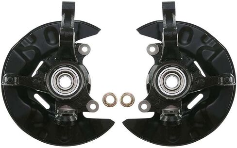 Front Left&Right Side Wheel Bearing Hub Steering Knuckle Assembly for Toyota Corolla L4 1.8L Sedan 2003 2004 2005 2006 2007 2008 Replace for 698-388 90363-40066 698-389 4321219015 in Saudi Arabia