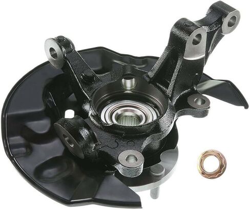 Front Left&Right Side Wheel Bearing Hub Steering Knuckle Assembly for Toyota Corolla L4 1.8L Sedan 2003 2004 2005 2006 2007 2008 Replace for 698-388 90363-40066 698-389 4321219015 in Saudi Arabia