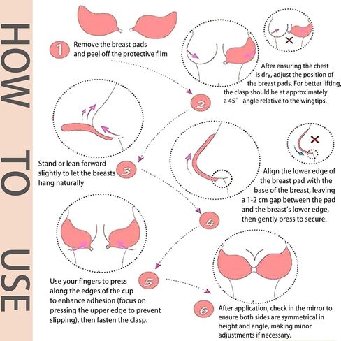 Cleavage Bra, Sticky Bra Push Up, Invisible Strapless Backless Sticky Bras, Invisible Push Up Sticky Bras for Women in Saudi Arabia
