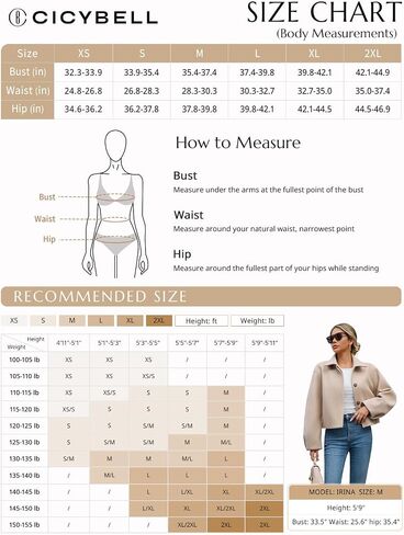 Cicy Bell Womens Cropped Pea Coat Casual Button Down Short Jackets Fall Winter Outerwear in Saudi Arabia