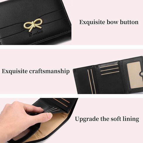 Small Wallets Cute Coquette Bow Wallet ID Credit Card Holder for Women Girls in Saudi Arabia