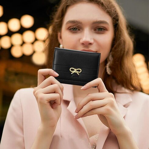 Small Wallets Cute Coquette Bow Wallet ID Credit Card Holder for Women Girls in Saudi Arabia