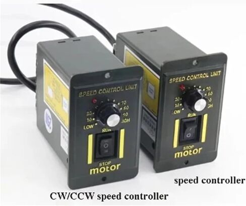 AC 220V محرك التحكم في التحكم في وحدة التحكم إلى الأمام وعكس سرعة المحرك منظم الصف المزدوج نوع الاتصال منفذ الاتصال 6W-25 in Saudi Arabia