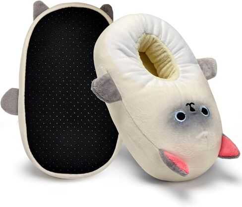 IceUnicorn Toddler Slippers Kids Cute Funny Animal House Shoes Girls Boys Christmas Plush Bedroom Indoor Slipper Washable in Saudi Arabia