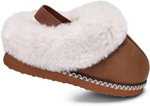 شباكات صغيرة في IceUnicorn مع فتيات Backstrap Boys Fuzzy House أحذية الأطفال. in Kuwait