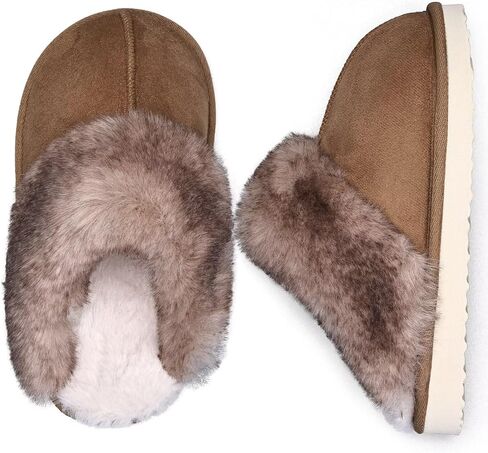 IceUnicorn Kids Slippers Girls Boys Fuzzy House Shoes Warm Memory Foam Slippers Bedroom Slides for Indoor Outdoor in Saudi Arabia