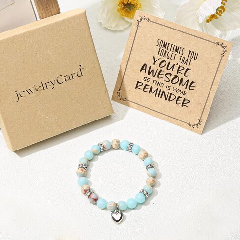 jewelrycard Sometimes You Forget Your Awesome Bracelets for Women, Best Friend Birthday Gifts for Women Friendship Bracelets, Teen Girl Gifts Trendy Stuff, Inspirational Jewelry for Women Girls in Saudi Arabia