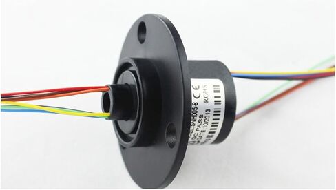 through hole hole size 5mm 12 circuits/wires contact of slip ring with flange in Saudi Arabia