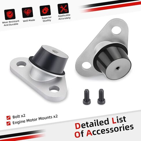 2Pcs Heavy Duty Engine Motor Mounts For Sea Doo 150 200 210 Speedster Wake Challenger RXT Wake 2003-2025 270000688 in Saudi Arabia