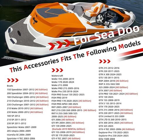 2Pcs Heavy Duty Engine Motor Mounts For Sea Doo 150 200 210 Speedster Wake Challenger RXT Wake 2003-2025 270000688 in Saudi Arabia