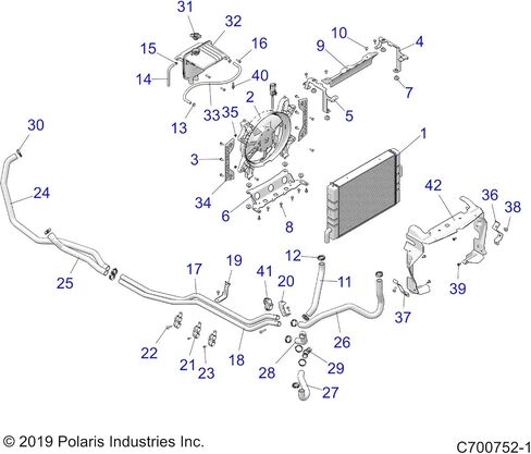 Polaris RZR Radiator Bracket Mount, Right, Black, Genuine OEM Part 5263171-329, Qty 1 in Saudi Arabia