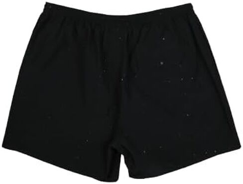 Stranger Things Upside Down Starry Logo Adult Black Lounge Shorts in Saudi Arabia