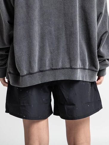 Stranger Things Upside Down Starry Logo Adult Black Lounge Shorts in Saudi Arabia