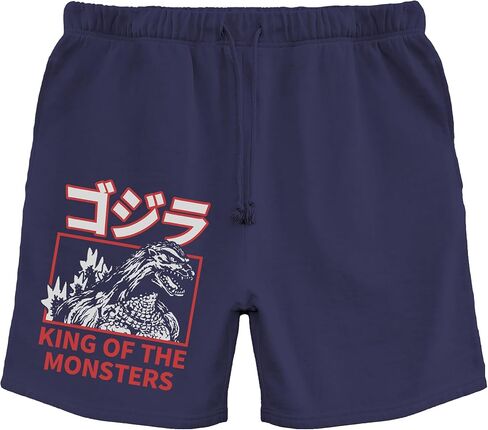 Ripple Junction Godzilla Godzilla Men Graphic Shorts Shorts مرخص رسميًا رسميًا in Saudi Arabia
