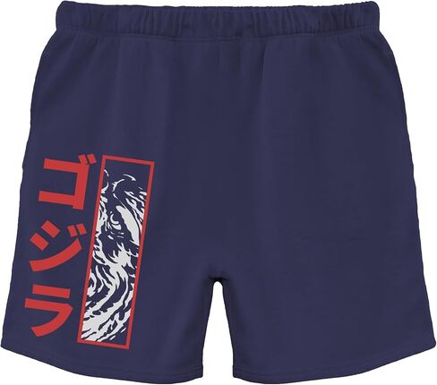 Ripple Junction Godzilla Godzilla Men Graphic Shorts Shorts مرخص رسميًا رسميًا in Saudi Arabia