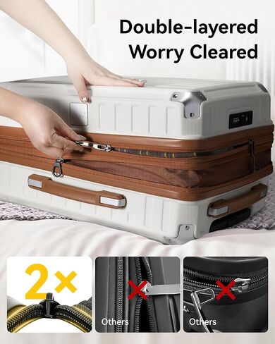 LUGGEX Carry On Luggage 22x14x9 Airline Approved, PC Expandable Hard Shell Suitcases with Spinner Wheels, 20 Inch, Charcoal Metallic in Saudi Arabia