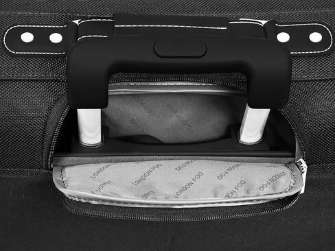 LONDON FOG Buckingham 44-Inch Wheeled Garment Bag, Black in Saudi Arabia