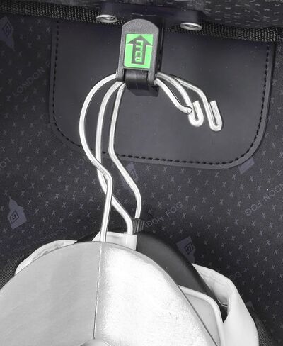 LONDON FOG Buckingham 44-Inch Wheeled Garment Bag, Black in Saudi Arabia