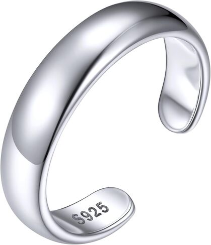 ChicSilver Sterling Silver Toe Rings for Women 14K Gold Plated Toe Rings for Women Open Adjustable Toe Ring for Women Toe Jewelry for Summer Beach in Saudi Arabia