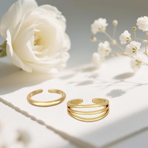 9pcs Toe Rings for Women, Adjustable Open CZ Hug Toe Rings Set Dainty Summer Beach Foot Jewelry Fashionable Women's Foot Decoration Accessories in Saudi Arabia