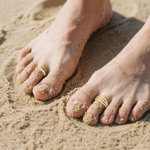 9pcs Toe Rings for Women, Adjustable Open CZ Hug Toe Rings Set Dainty Summer Beach Foot Jewelry Fashionable Women's Foot Decoration Accessories in Saudi Arabia