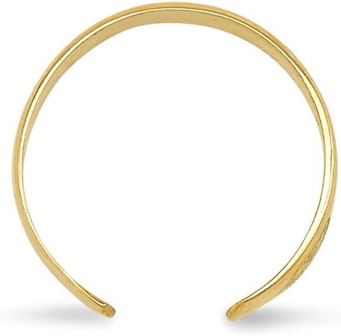 Solid 14K Yellow Gold High Polished Toe Ring in Saudi Arabia