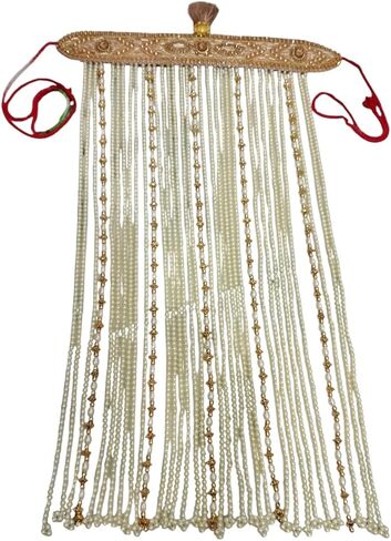 The Great Indian Store Handmade Pearl Stone & Studded Sehra For Men/Groom Or Special Occasions Pack of 1 in Saudi Arabia