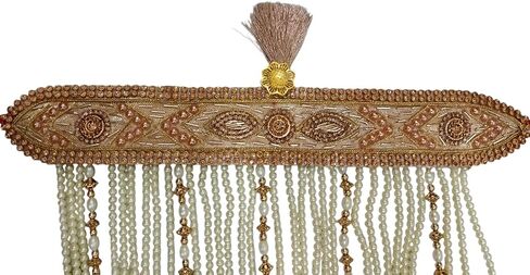 The Great Indian Store Handmade Pearl Stone & Studded Sehra For Men/Groom Or Special Occasions Pack of 1 in Saudi Arabia