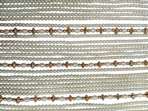 The Great Indian Store Handmade Pearl Stone & Studded Sehra For Men/Groom Or Special Occasions Pack of 1 in Saudi Arabia
