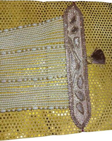 The Great Indian Store Handmade Pearl Stone & Studded Sehra For Men/Groom Or Special Occasions Pack of 1 in Saudi Arabia