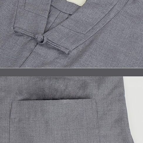 Meditation Clothing,Spring and Autumn Monks' Clothes Monks' Clothes Leggings Short Coats in Saudi Arabia