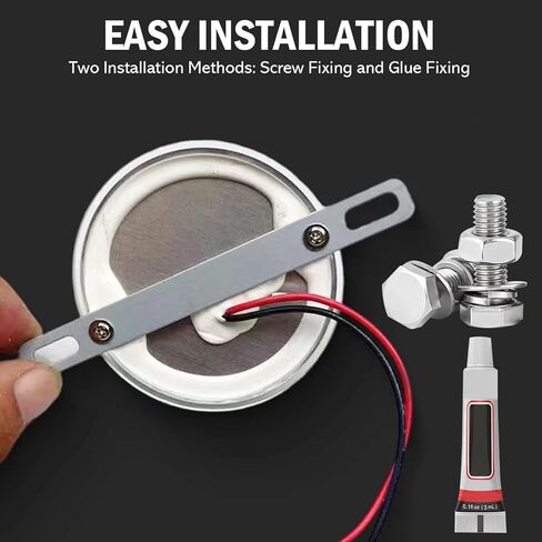 LED Party Light ، 2.75-3.62 بوصة ، تأثيرات متعددة الألوان ، أوضاع فلاش وتنفس ، مقاومة للماء ، التثبيت المزدوج in Saudi Arabia
