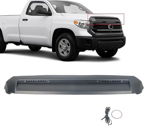 KARPAL Front Upper Hood Scoop Molding Bulge Compatible with 2014-2021 Toyota Tundra 76180-0C030 Matte Black in Saudi Arabia
