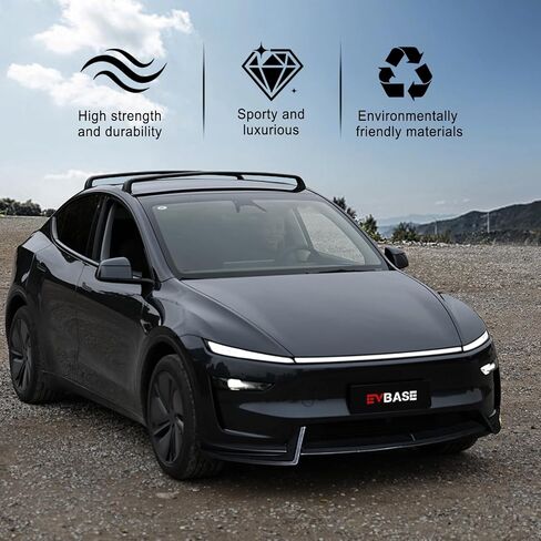 الشفة الأمامية لنموذج Tesla y Juniper v Style Pront Pumper Lip لـ Juniper 2025.03+ ABS SPOILER Matte Black Sport Body Apron الأمامية لملحقات JUNIPER MODEL) (غير مناسب للأداء) in Kuwait