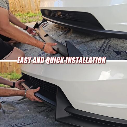 الشفة الأمامية لنموذج Tesla y Juniper v Style Pront Pumper Lip لـ Juniper 2025.03+ ABS SPOILER Matte Black Sport Body Apron الأمامية لملحقات JUNIPER MODEL) (غير مناسب للأداء) in Kuwait