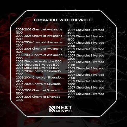 الوفير الأمامي السفلي فاليس هواء الانحراف ث/ثقب الضباب متوافق مع 2003-2007 Chevy Silverado Classic 1500 2500 3500 HD ، استبدال GM1092173 10367213 in Saudi Arabia
