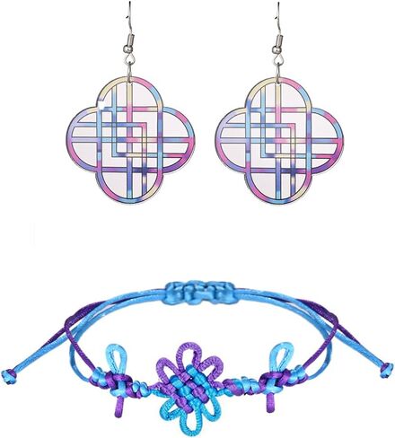 Knot Bracelets Earring for Women Men Concert Outfit Accessories Gifts for Fans in Saudi Arabia